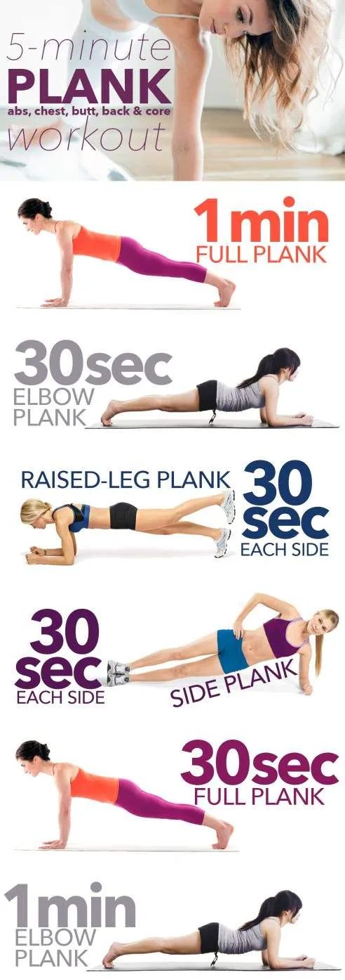 10 notable 5-minute workouts to tone your abs, inner thighs, butt and arms