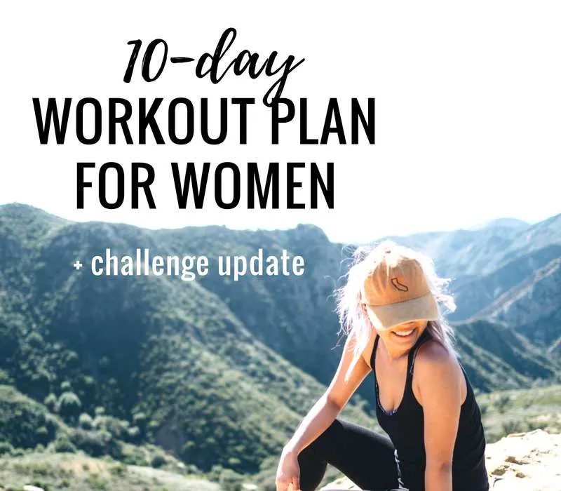10-day at home workout plan for women to tone up and lose weight! Start the 30-Day morning workout challenge and get in shape! |