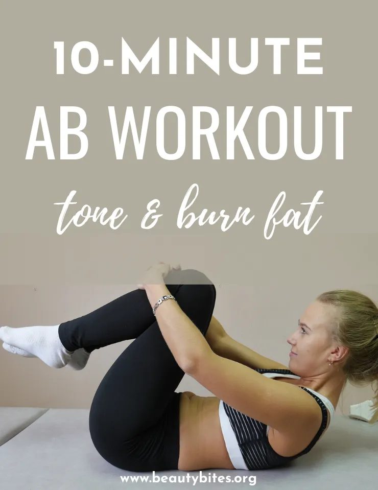 10-minute at home fat-burning ab workout for a flat stomach