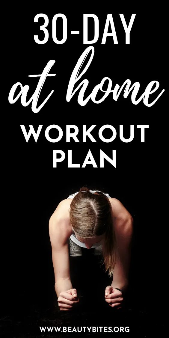 Workout plan for women at home for 30 days