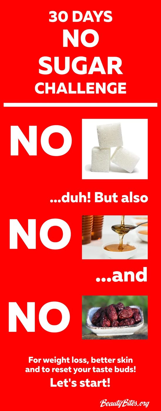 30 days quitting all sugar challenge