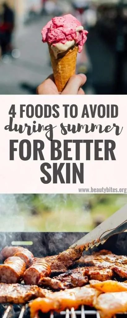 4 foods to avoid summertime if you don’t want wrinkles + what to eat instead