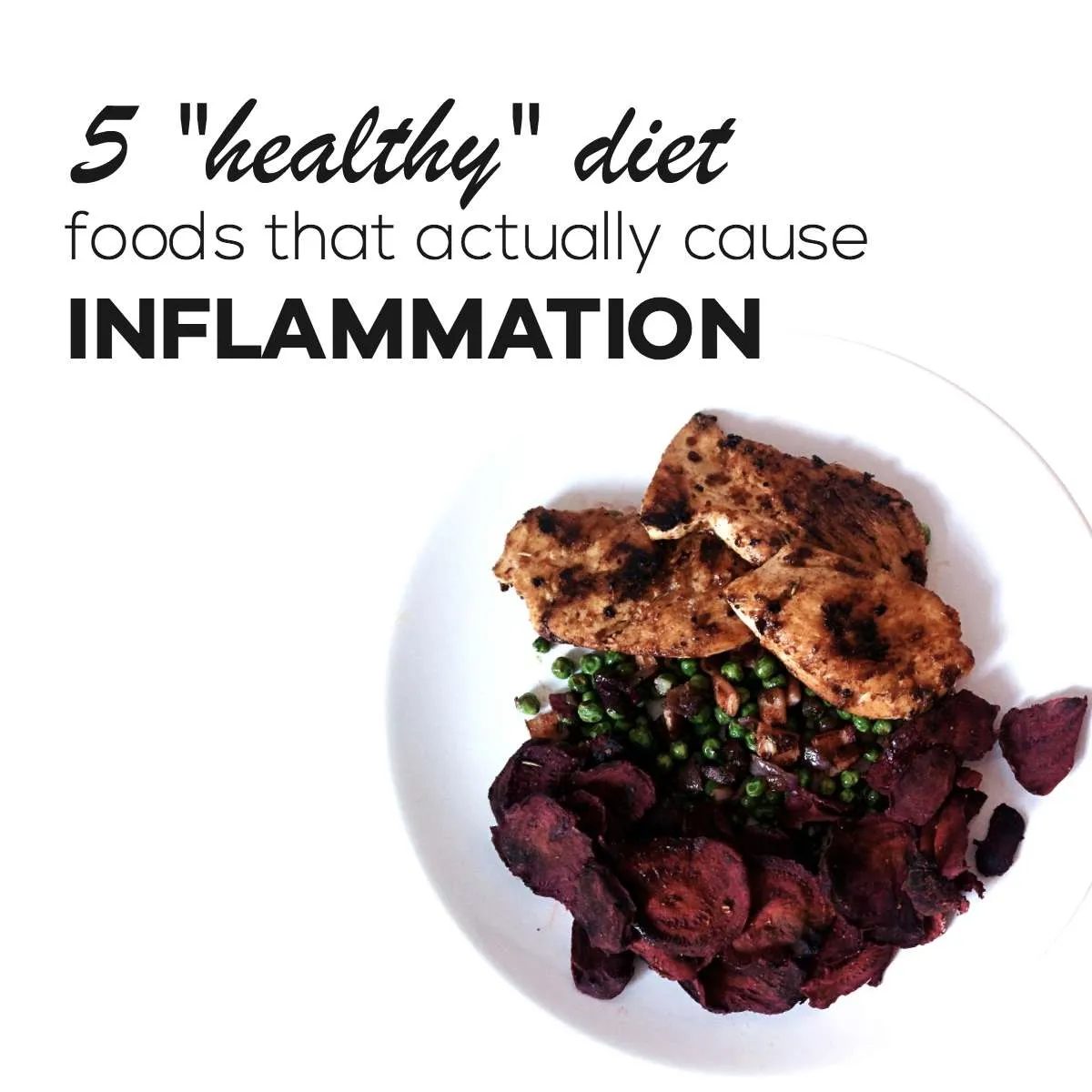 Who knew these 5 healthy foods cause inflammation? This is a must read for anyone who wants to reduce inflammation with diet! |…