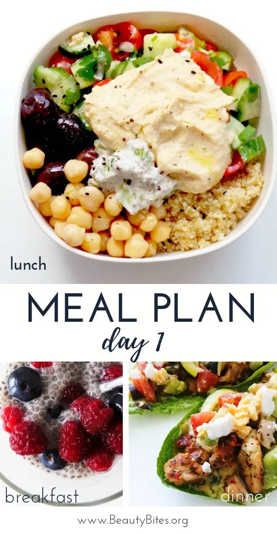 Clean eating challenge & meal plan #3 for 7 days