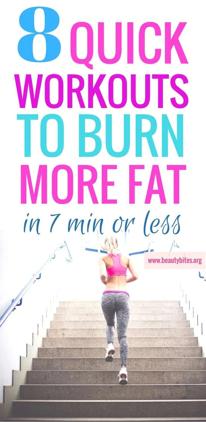 8 fast fat-burning workouts to help you stay in shape in 7 min or less