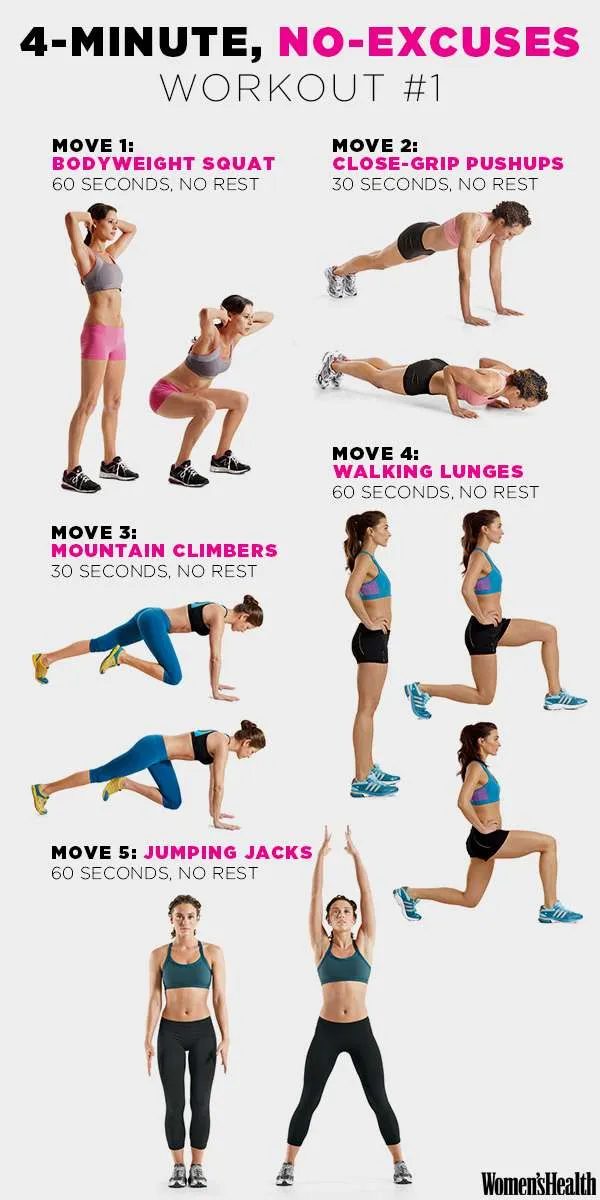 8 fast fat-burning workouts to help you stay in shape in 7 min or less