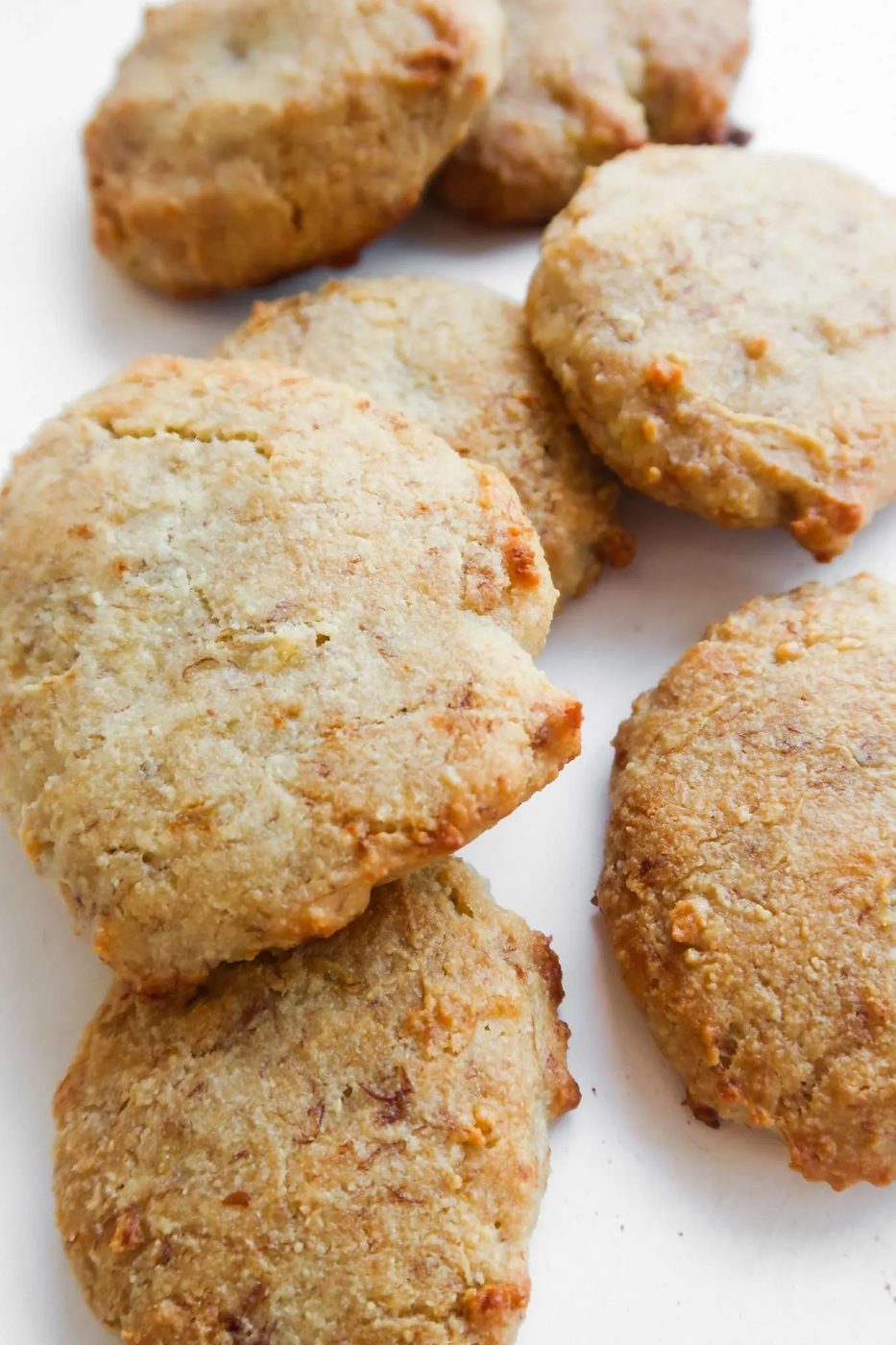 Almond flour banana cookies, vegan & paleo