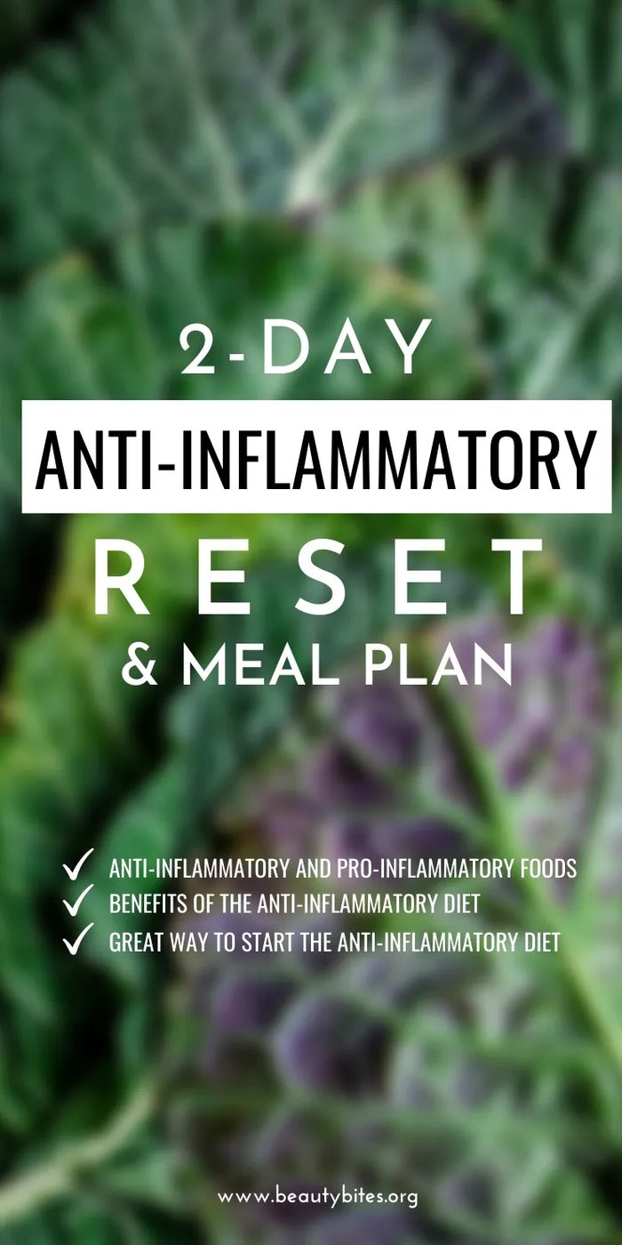 Meal plan, anti-inflammatory, weekend edition