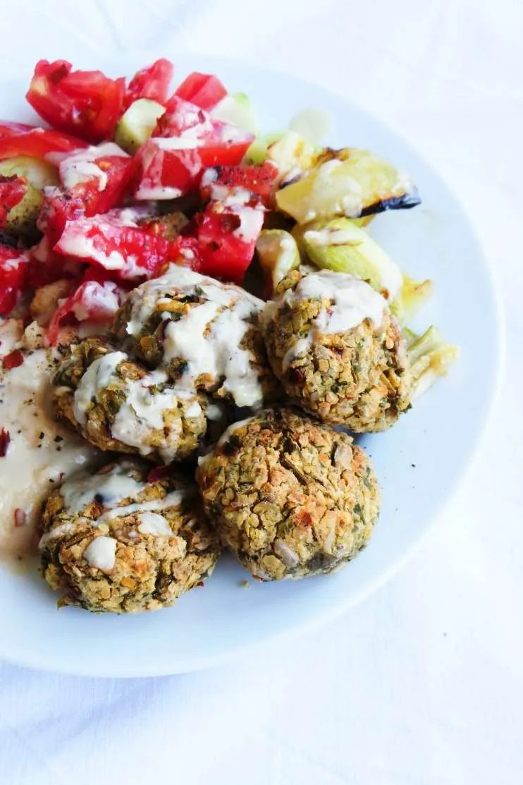 Falafel, baked
