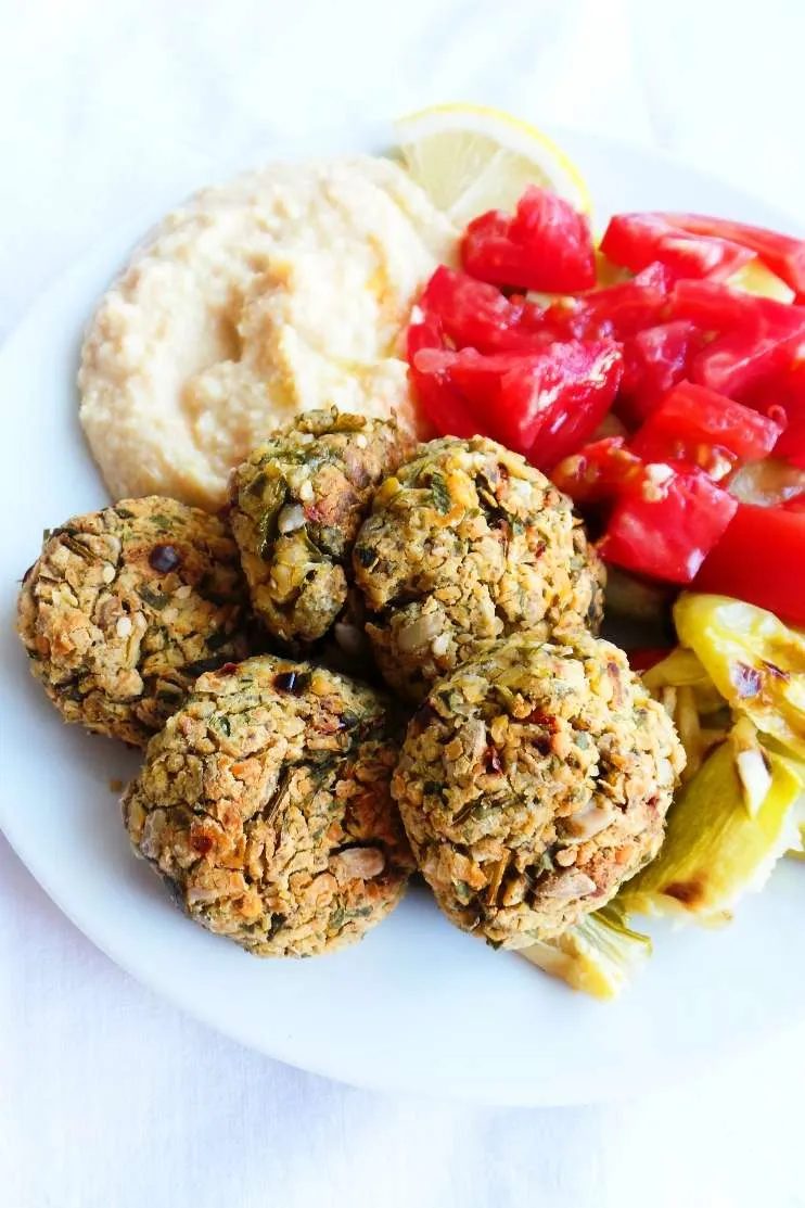 Falafel, baked