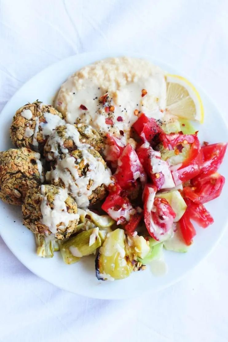 Falafel, baked