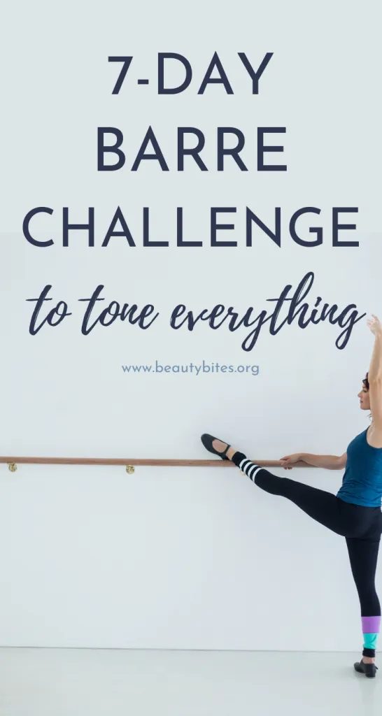 7-day barre workout challenge! Start this one week barre workout plan to be healthier, calmer, stronger and more confident. This plan…