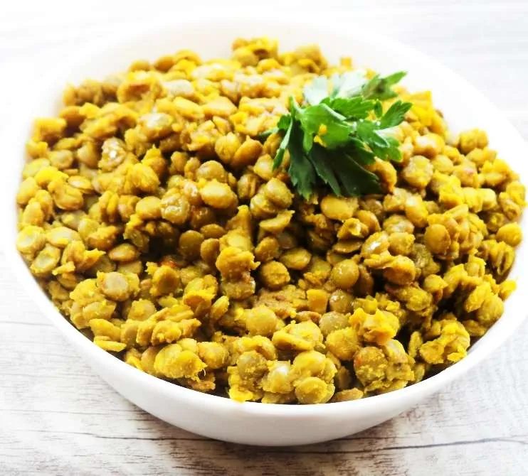Basic spicy lentil recipe with turmeric & herbs