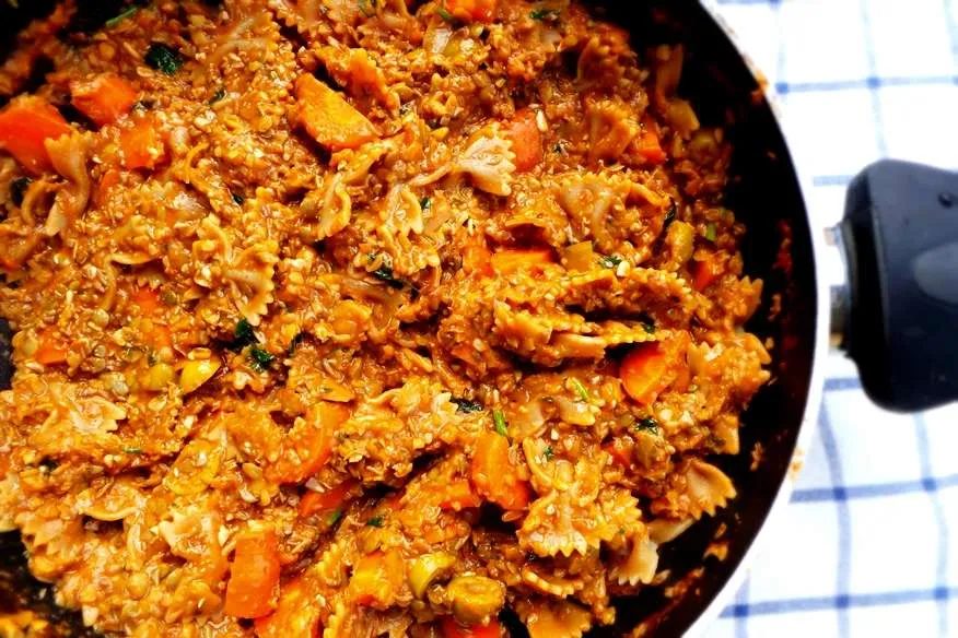 VEGAN BOLOGNESE - NO TOFU LENTILS