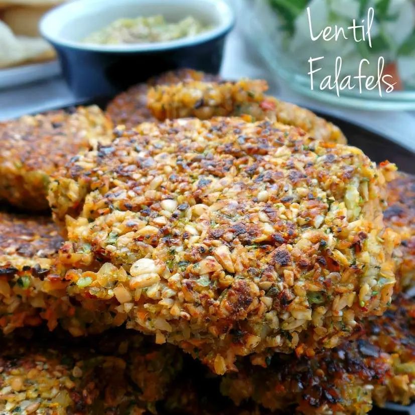 Beauty food recipes – mint lentil falafels