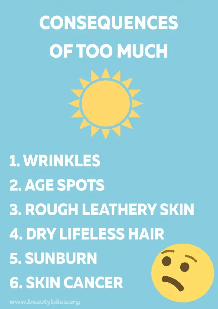 Beauty killer sunshine – 6 reasons to do more things in the shadows