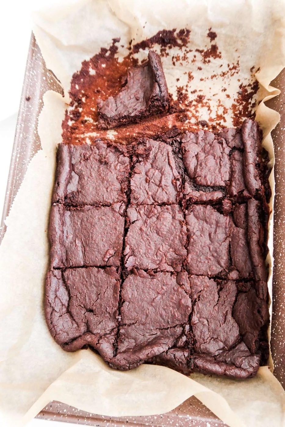 Fudgy black bean brownies