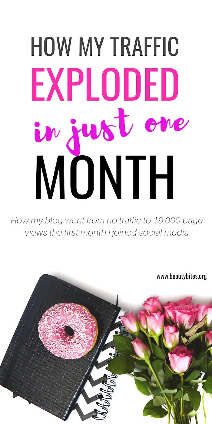 How our traffic exploded in one month: from 860 to over 19.000 page views