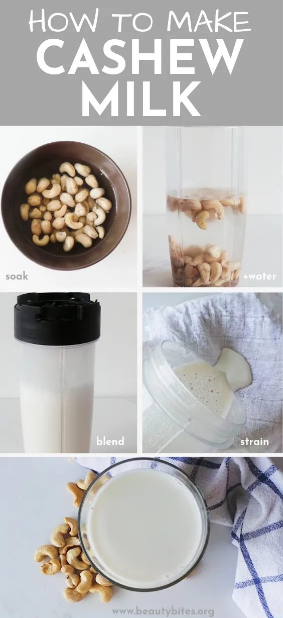 Cashew milk, 2 ingredients