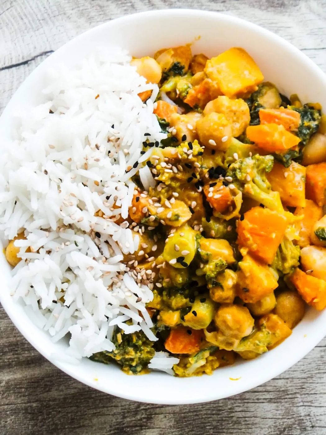 Chickpea and pumpkin curry – vegan, gluten-free