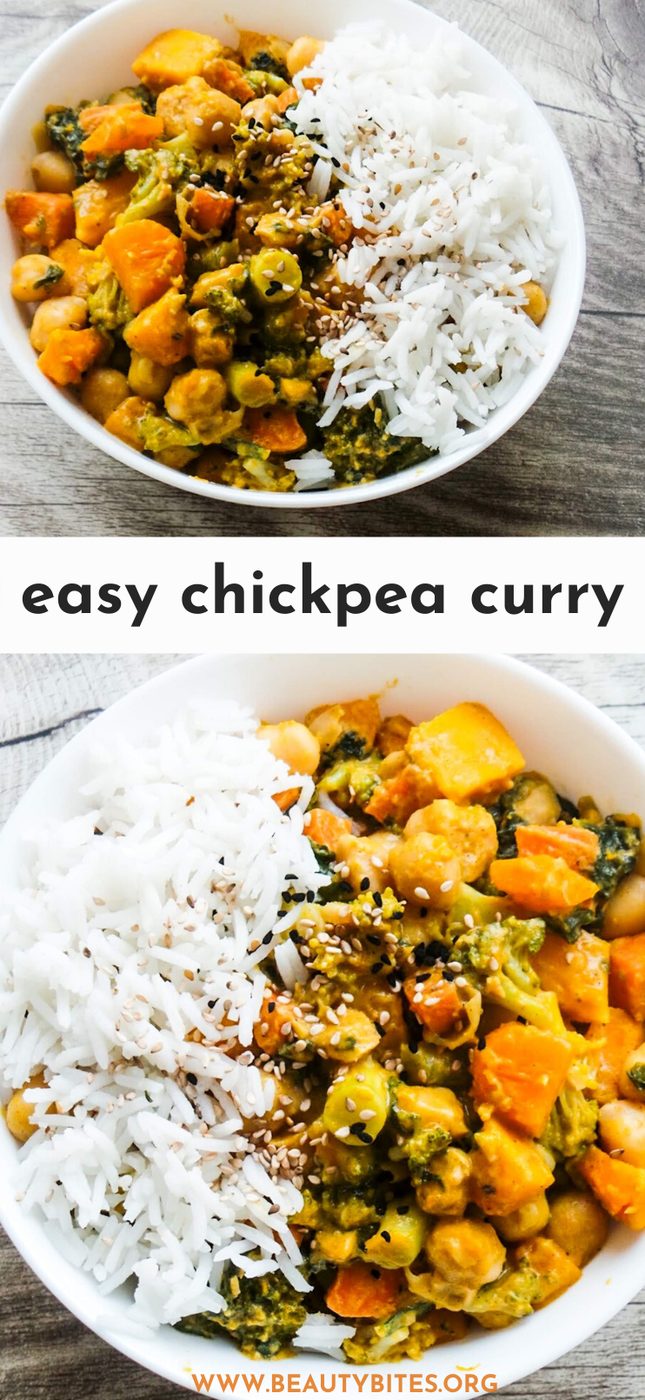 Chickpea and pumpkin curry – vegan, gluten-free