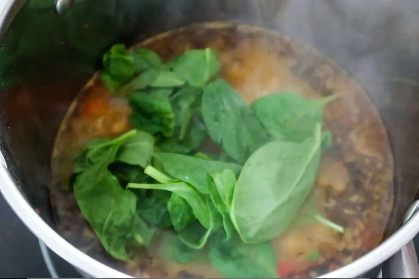 Chickpea soup, 20 minutes