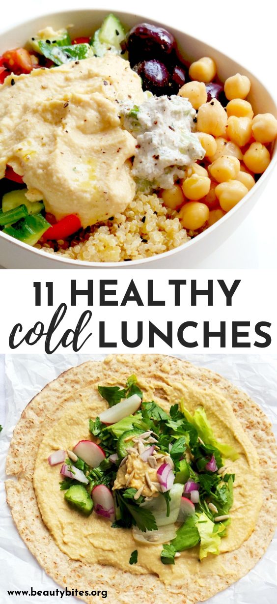 20 healthy cold lunch ideas, vegetarian & simple