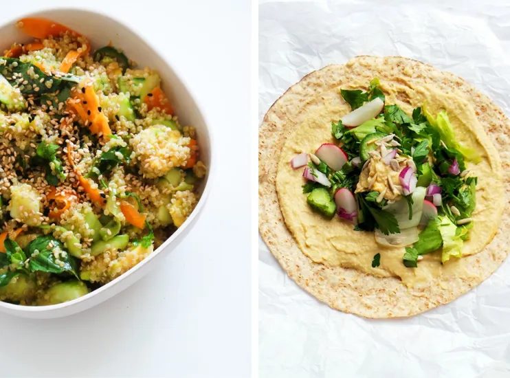 11 healthy cold lunches - vegan and vegetarian