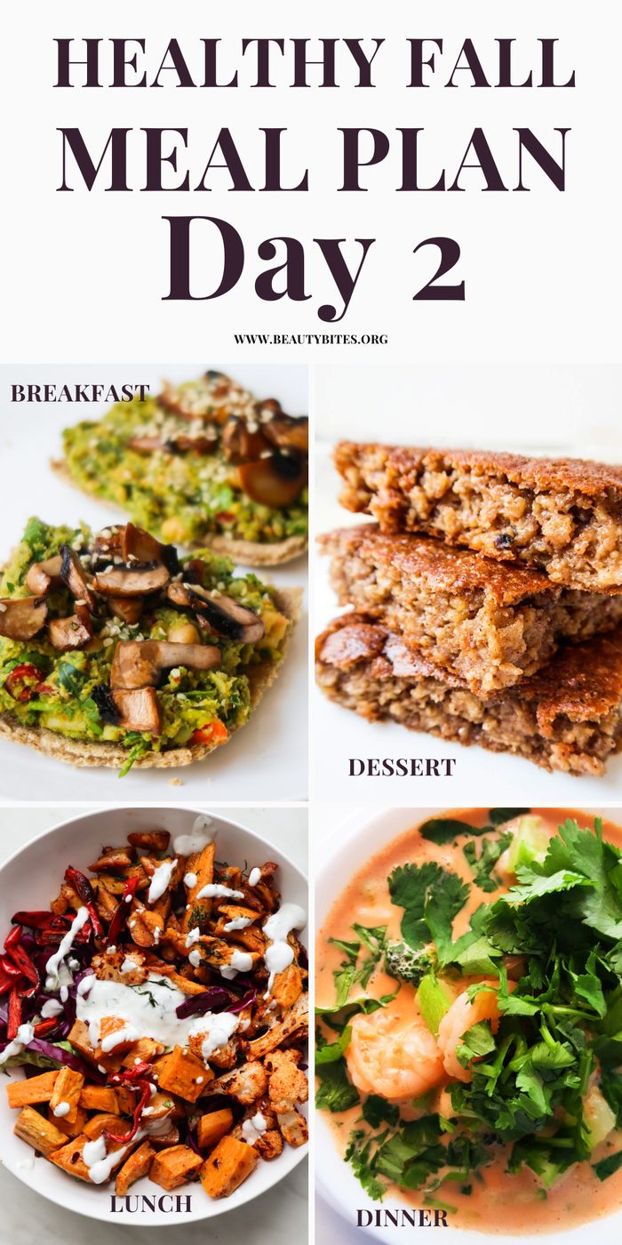 Clean eating fall meal plan for 7 days