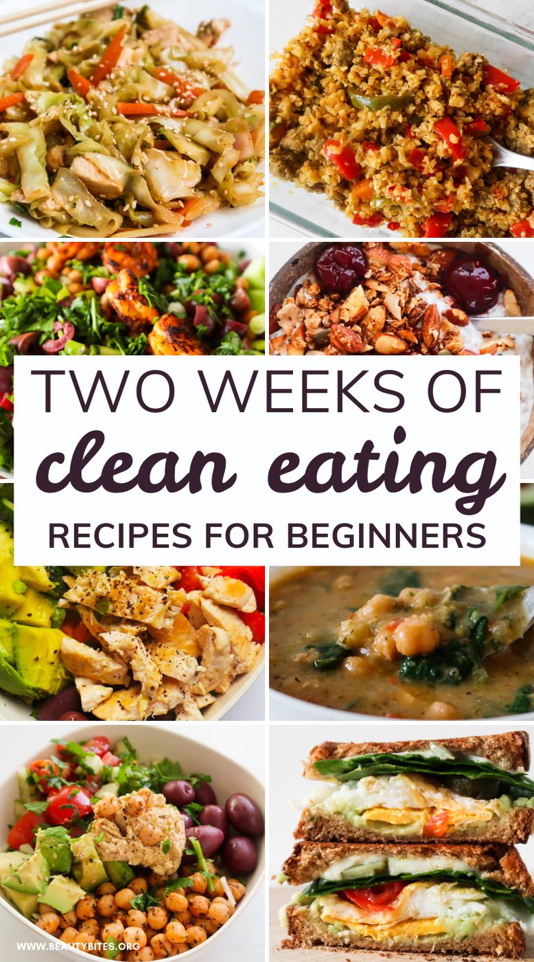 Clean eating meal plan for beginners for 14 days