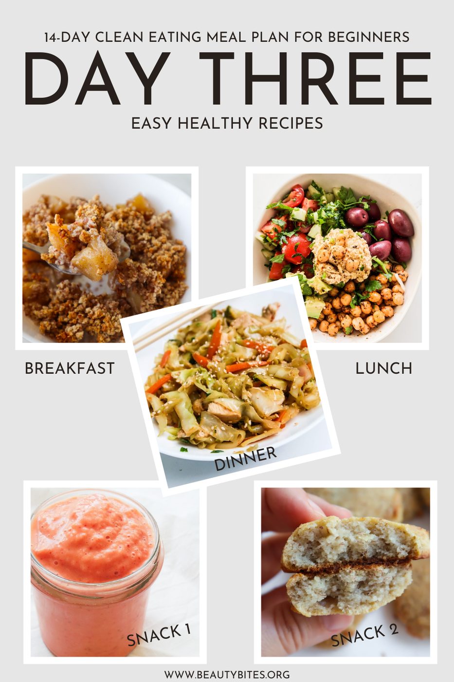 Clean eating meal plan for beginners for 14 days