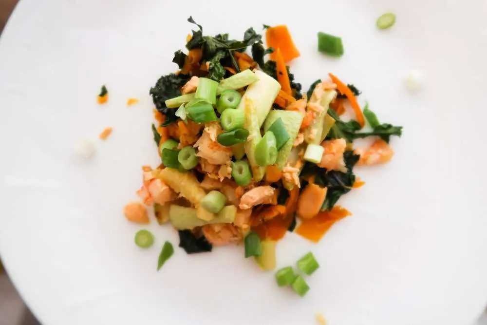 Omg crispy salmon spring rolls, gluten free