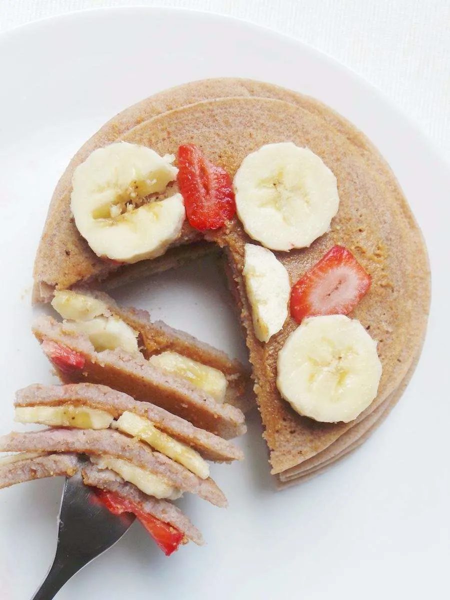Buckwheat pancakes – 5 ingredients, vegan and gluten-free, simple