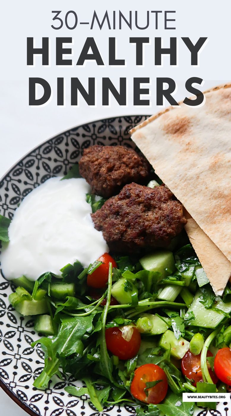 Dinner recipes, healthy, 30 minutes or less