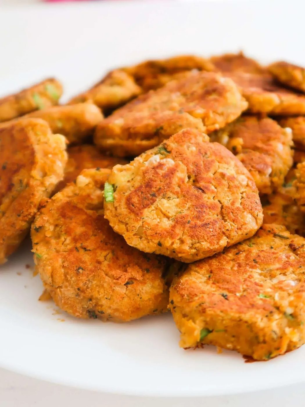 protein packed spicy chickpea patties