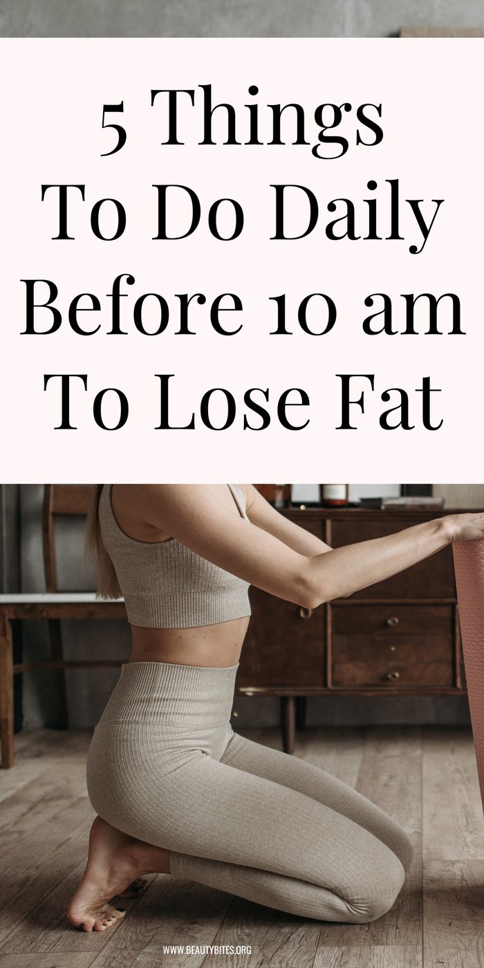 5 simple morning habits to lose weight