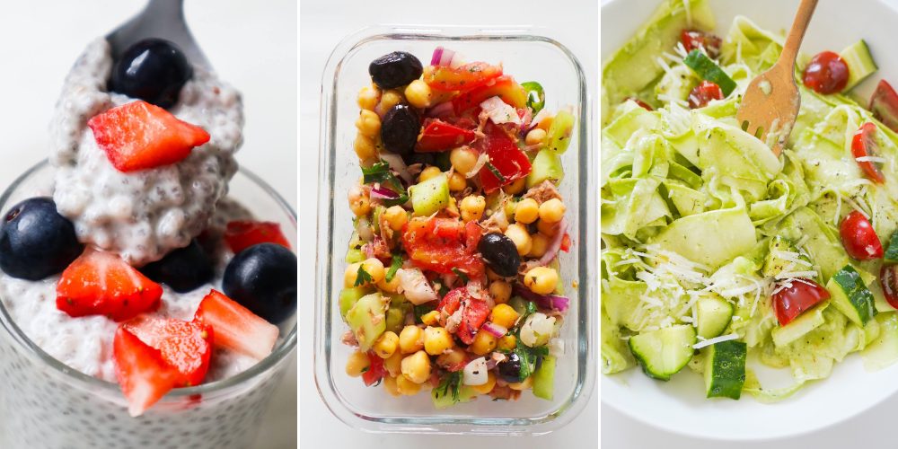 Eat clean no-cook meal plan for 5 days