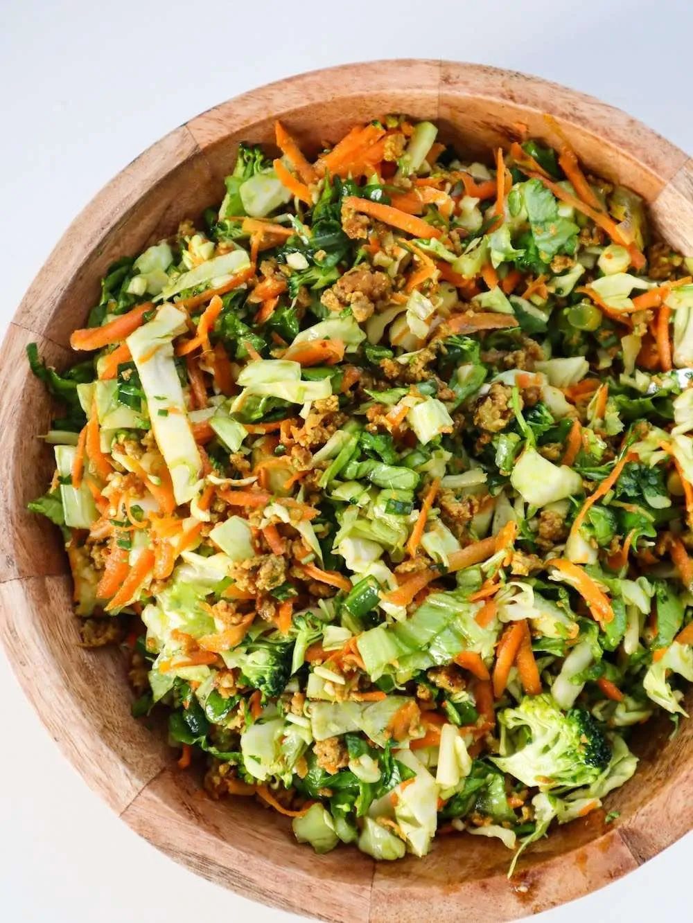 Egg roll in a bowl salad | anti-inflammatory