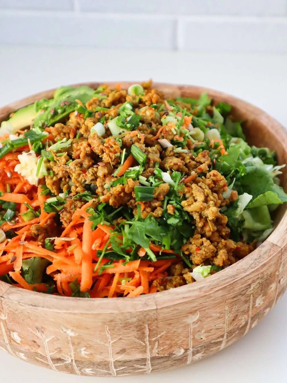 Egg roll in a bowl salad | anti-inflammatory