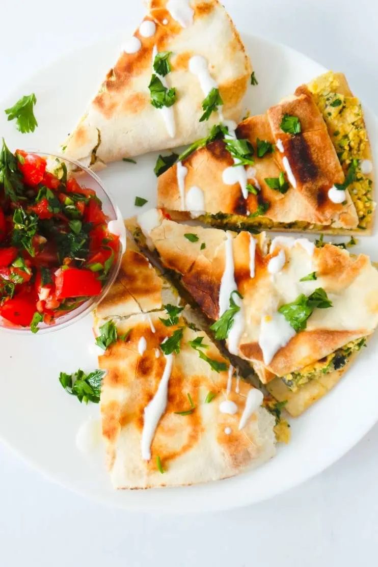 15-minute falafel “wraps” – vegan & healthy