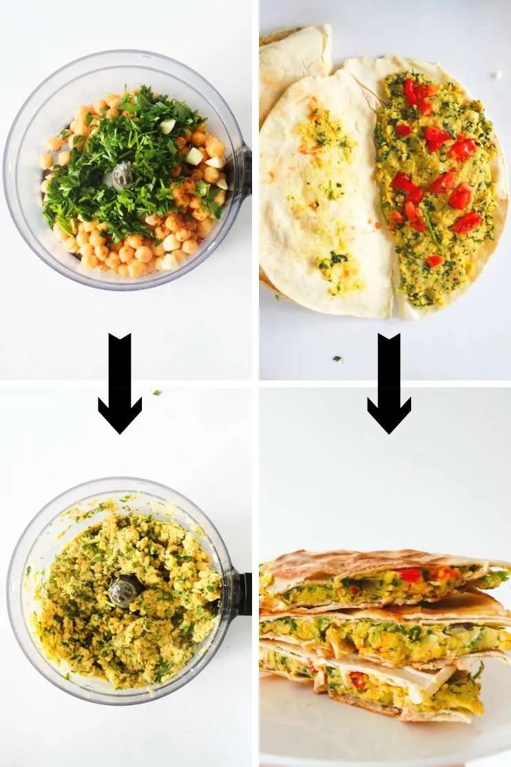 15-minute falafel “wraps” – vegan & healthy