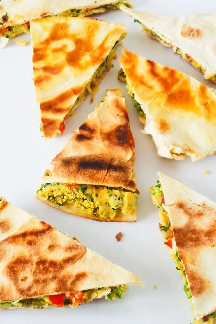 15-minute falafel “wraps” – vegan & healthy