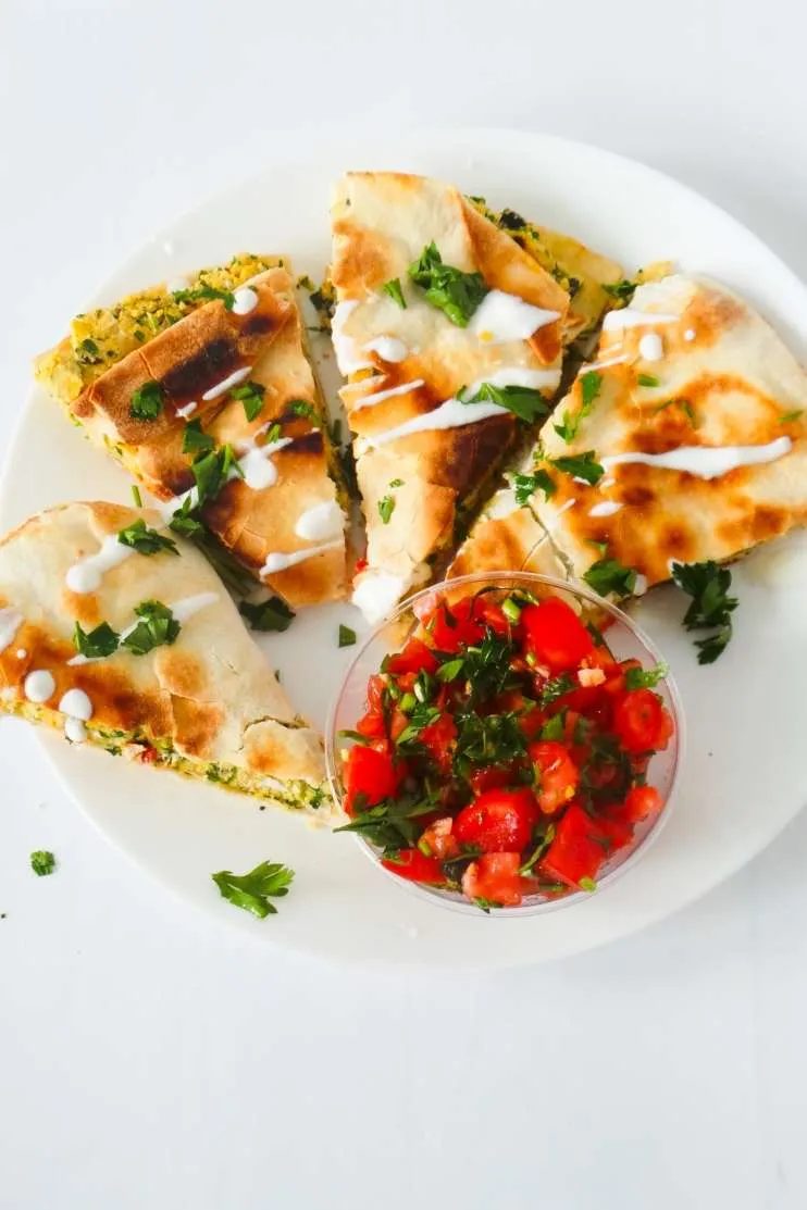 15-minute falafel “wraps” – vegan & healthy