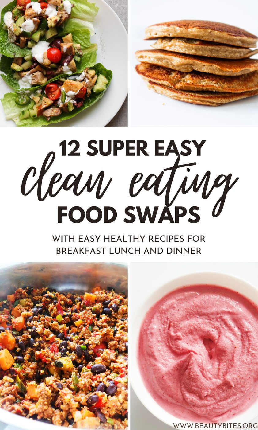12 clean eating food swaps