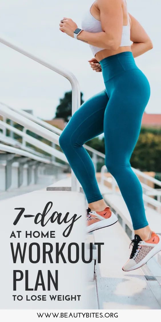 At home workout plan to lose weight for 7 days