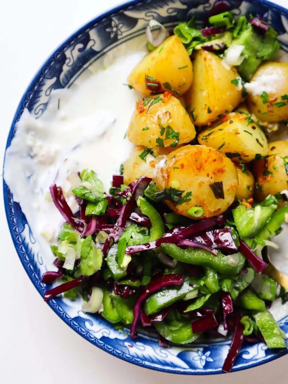 Garlic baby potatoes