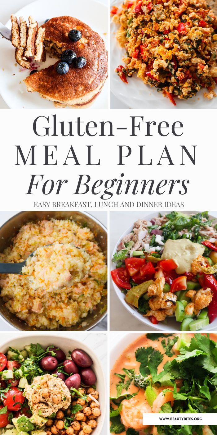 Gluten-free meal plan for beginners for 7 days