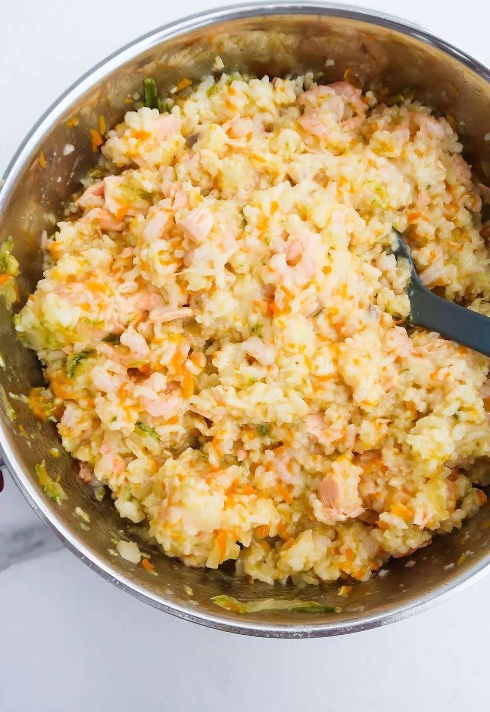 shrimp and salmon risotto