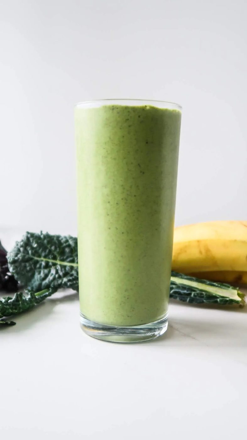 Green breakfast smoothie