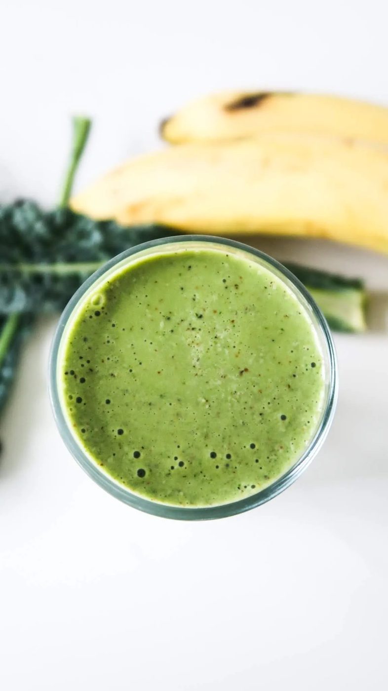 Green breakfast smoothie